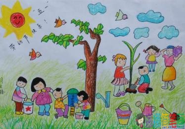 关于2019五一劳动节幼儿园的画画怎么画
