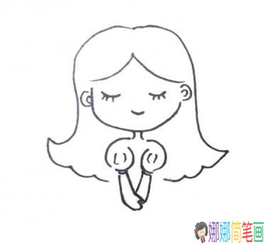 漂亮的公主简笔画的简单画法