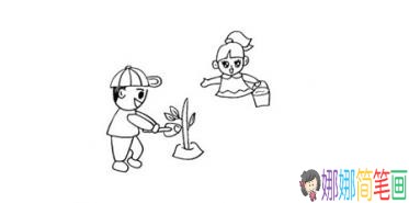 关于五一劳动节的简笔画怎么画