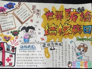世界防治结核病日主题手抄报