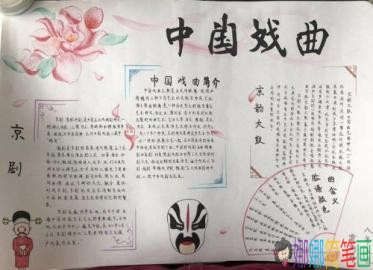 弘扬优秀中国传统文化主题手抄报图片