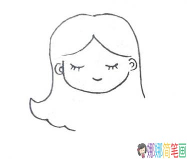 漂亮的公主简笔画的简单画法
