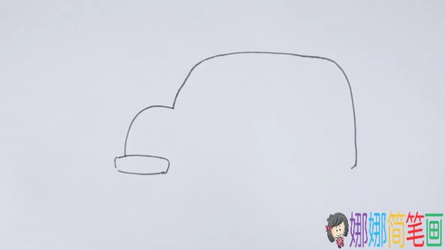 儿童校车的简笔画画法