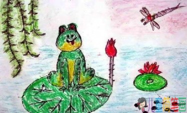 以蜻蜓为主题的儿童画大全