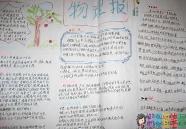 学好物理主题手抄报图片大全