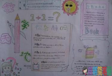 六年级有趣的数学王国手抄报图片