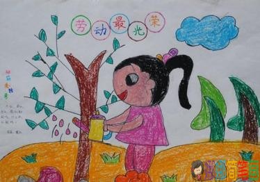 关于2019五一劳动节幼儿园的画画怎么画