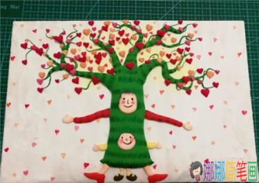 儿童节手工彩泥贴画制作教程
