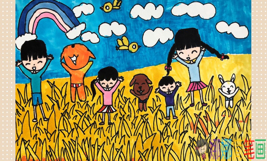 弘扬社会主义核心价值观主题优秀儿童画作品展示
