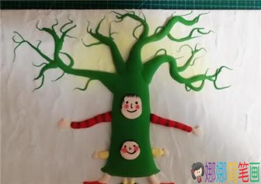 儿童节手工彩泥贴画制作教程