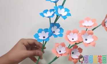 2019儿童节彩色花朵手工制作
