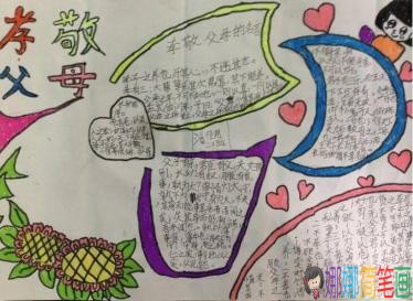 孝心满园，感恩父母，孝顺父母的手抄报大全