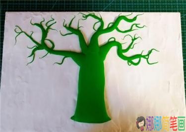 儿童节手工彩泥贴画制作教程