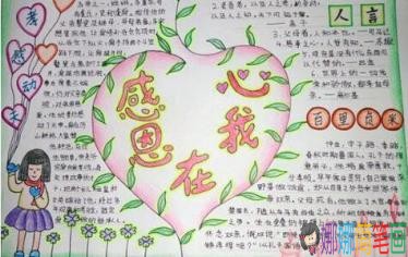 孝心满园，感恩父母，孝顺父母的手抄报大全