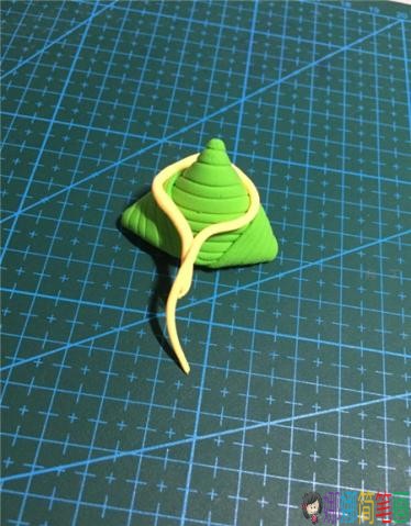 端午节粘土粽子，儿童手工制作
