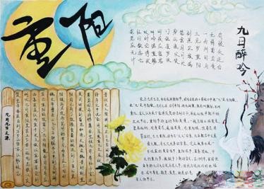 重阳节手抄报图片大全：重阳节节日起源