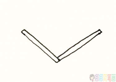 彩色简笔画折扇.扇子的简笔画画法步骤