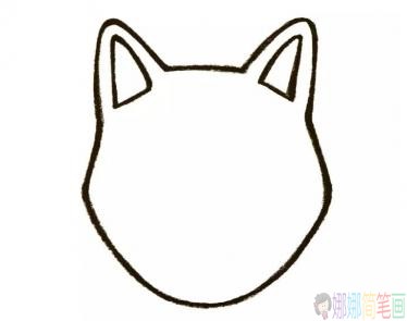 简单漂亮的小狗简笔画的画法