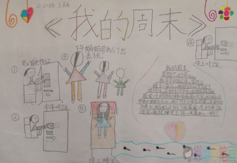 如何安排周末更有意义手抄报内容