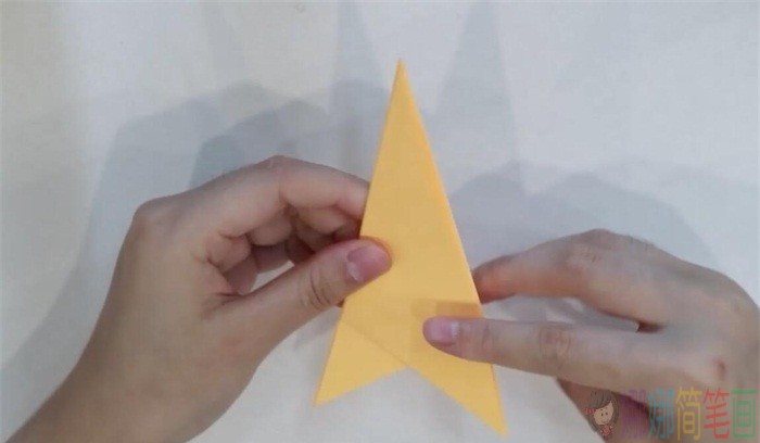 圆筒帽子简单折法