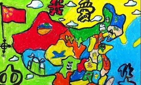 小学生国庆节画画图片大全,附国庆作文参考
