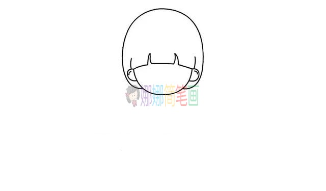 简单几步画出可爱的小女孩