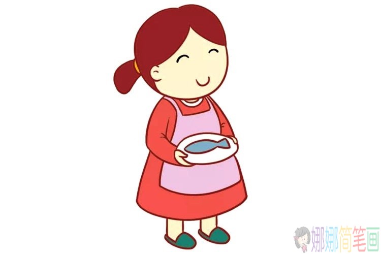 妈妈简笔画图片参考