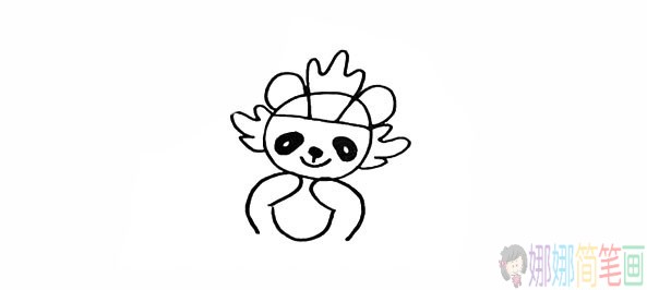 奥运会福娃简笔画