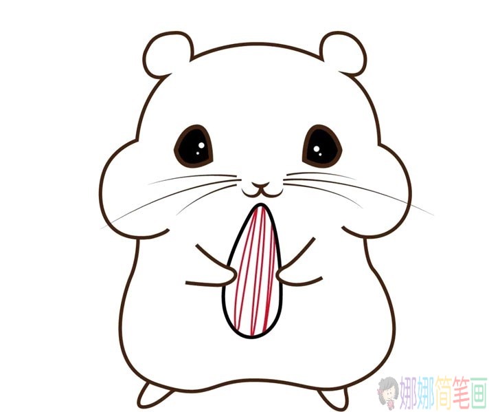 仓鼠简笔画怎么画