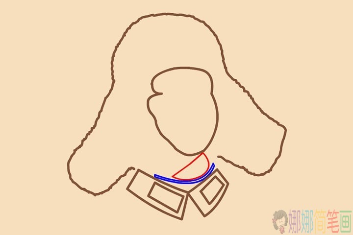 雷锋简笔画头像步骤