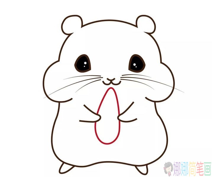 仓鼠简笔画怎么画
