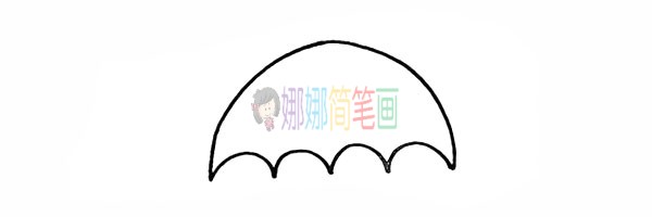 雨伞的画法,雨伞简笔画图片