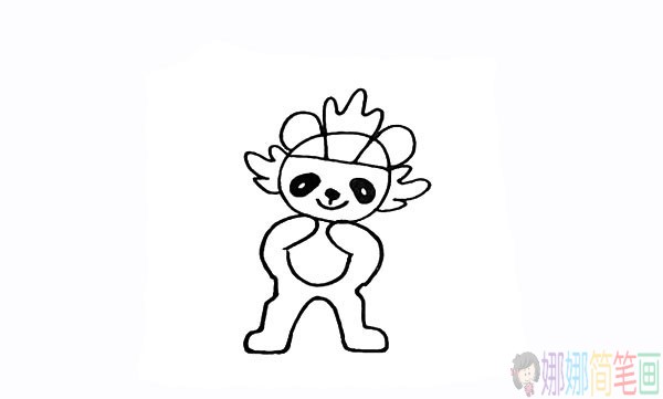 奥运会福娃简笔画