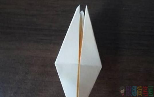 折纸玫瑰花步骤图解,儿童手工折纸花