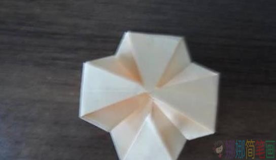 折纸玫瑰花步骤图解,儿童手工折纸花