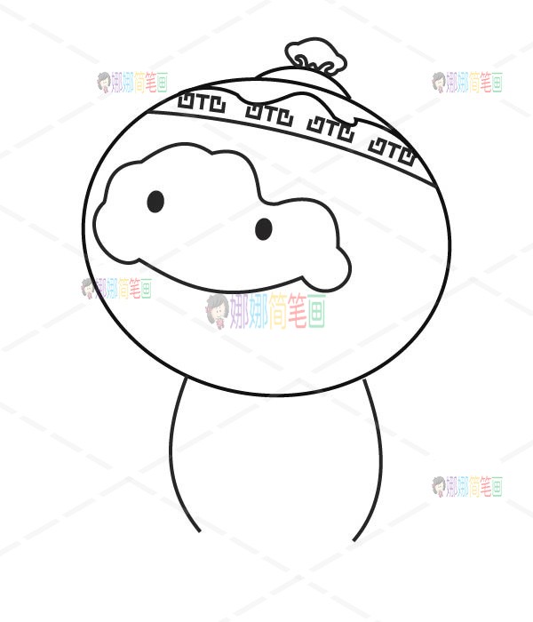 冬奥会吉祥物怎么画/2022冬奥会儿童简笔画 冬奥会吉祥物怎么画,2022冬奥会儿童简笔画