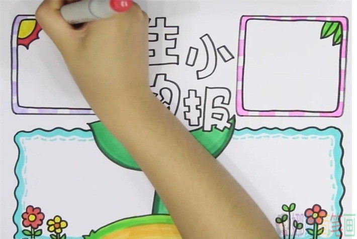 生物手抄报模板