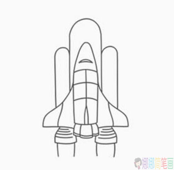 宇宙飞船简笔画,宇宙飞船简笔画儿童画