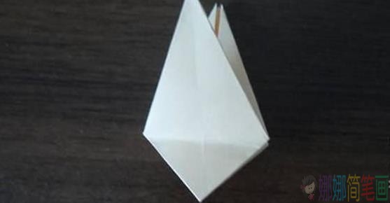 折纸玫瑰花步骤图解,儿童手工折纸花
