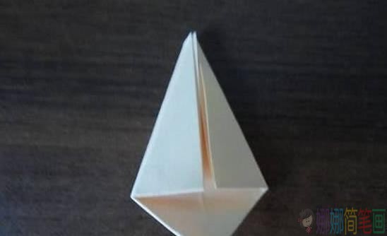 折纸玫瑰花步骤图解,儿童手工折纸花