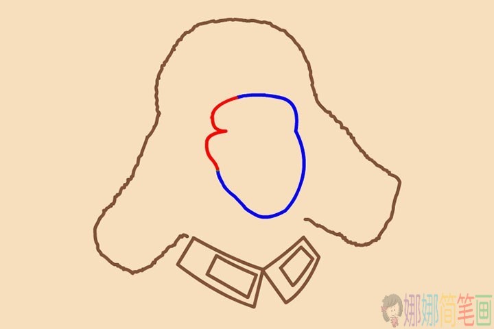 雷锋简笔画头像步骤