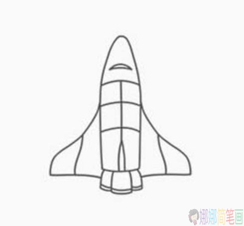 宇宙飞船简笔画,宇宙飞船简笔画儿童画
