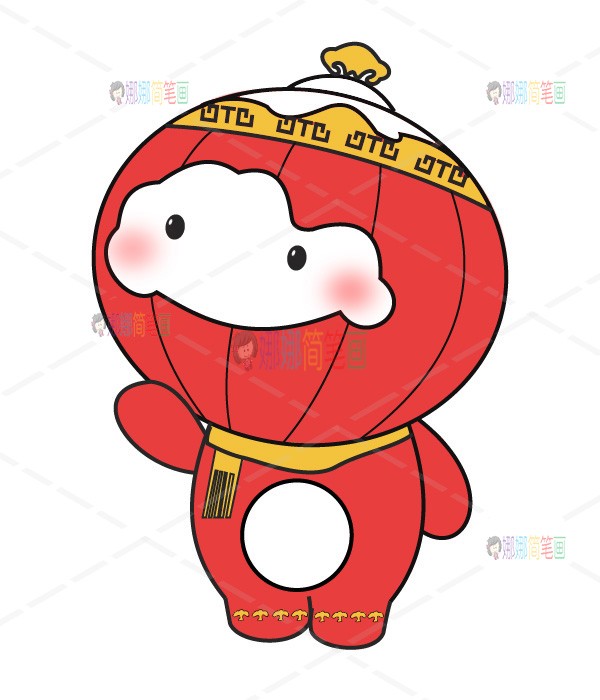 冬奥会吉祥物怎么画/2022冬奥会儿童简笔画 冬奥会吉祥物怎么画,2022冬奥会儿童简笔画