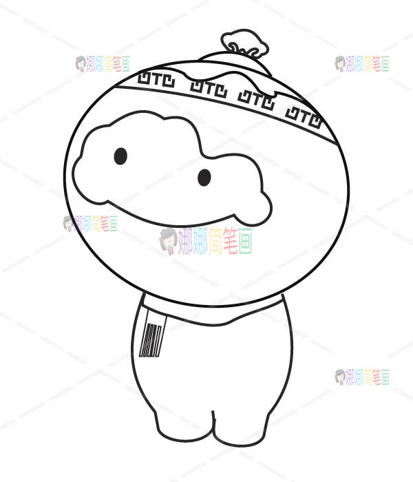 冬奥会吉祥物怎么画/2022冬奥会儿童简笔画 冬奥会吉祥物怎么画,2022冬奥会儿童简笔画