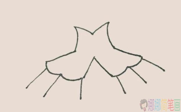 公主裙简笔画步骤,儿童简笔画图片大全