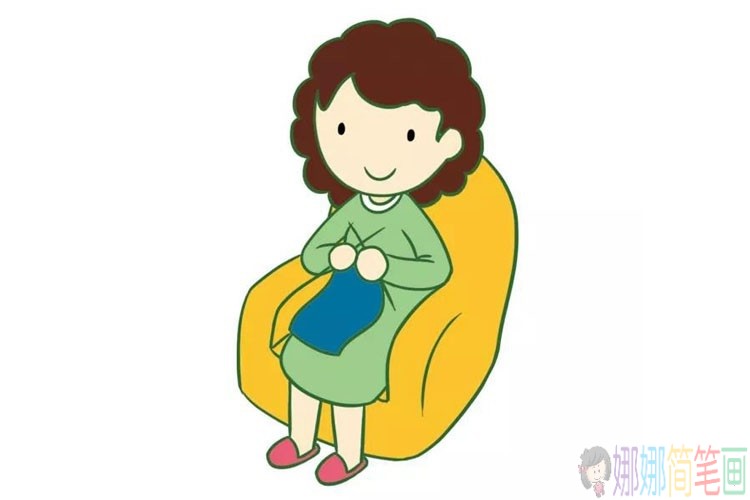 妈妈简笔画图片参考