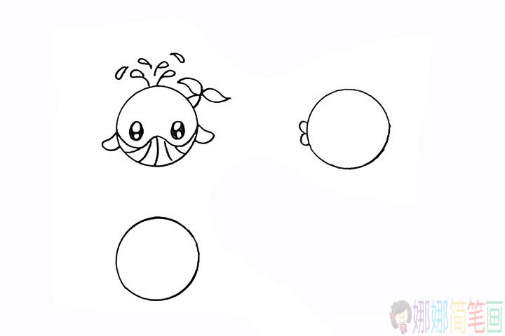 教孩子简笔画各种海洋动物