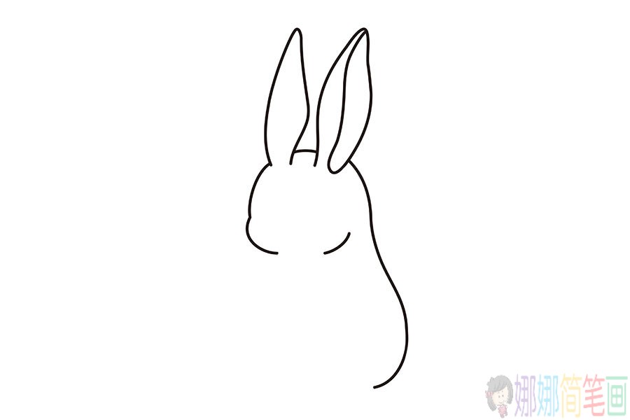 可爱的小兔子简笔画,兔子怎么画