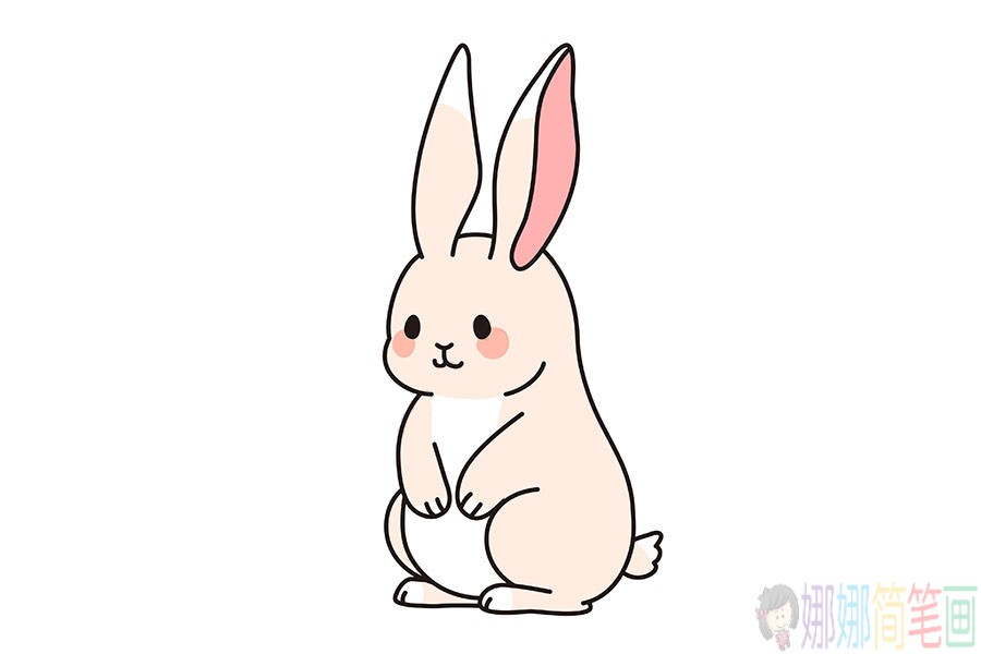 可爱的小兔子简笔画,兔子怎么画