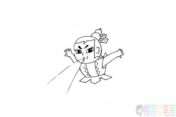 葫芦娃怎么画,葫芦娃简笔画步骤